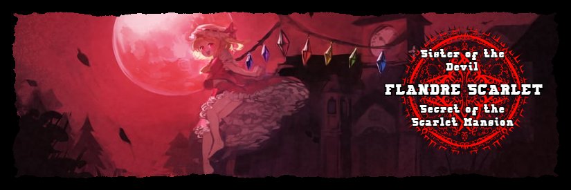 ×🦇Flandre Scarlet🩸× banner