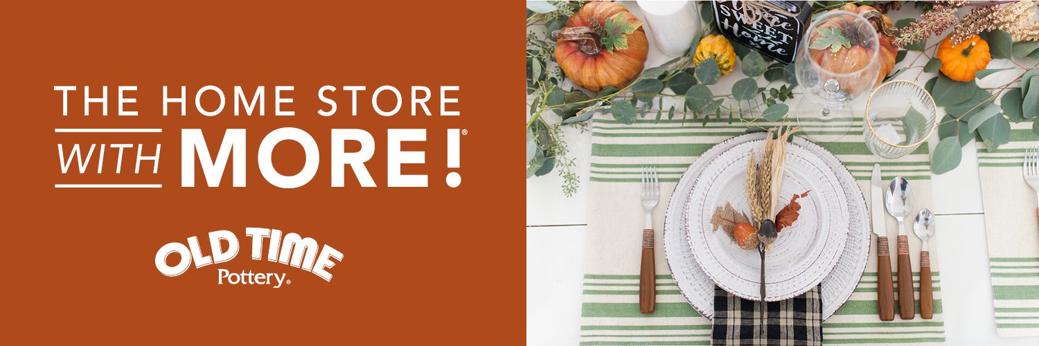 Old Time Pottery banner