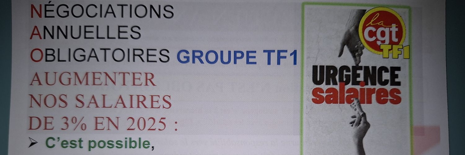 CGT-TF1 banner