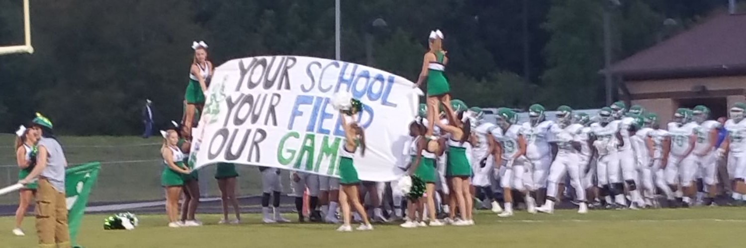 Easley HS Cheer banner