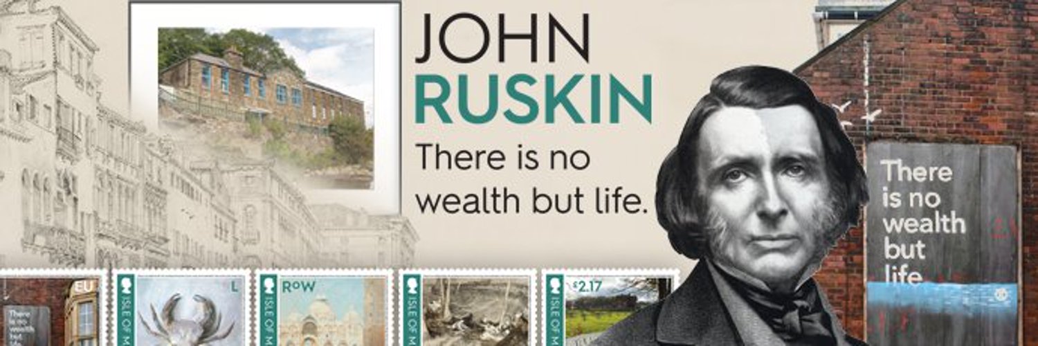 Ruskin To-Day ('There is no wealth but life') banner