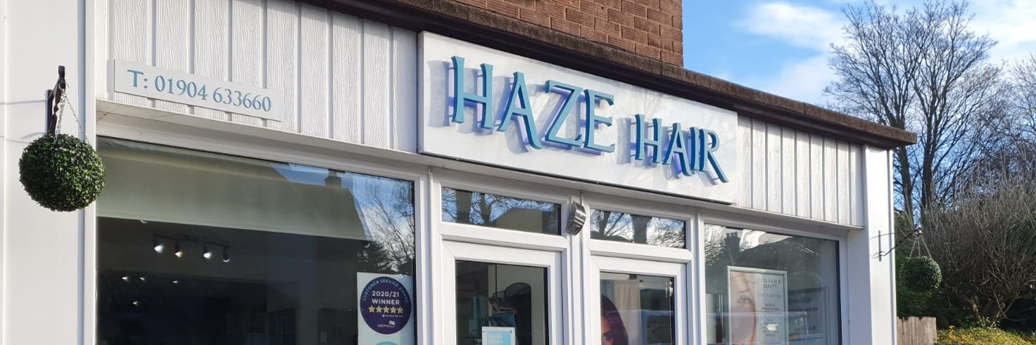 Haze Hair & Beauty York banner
