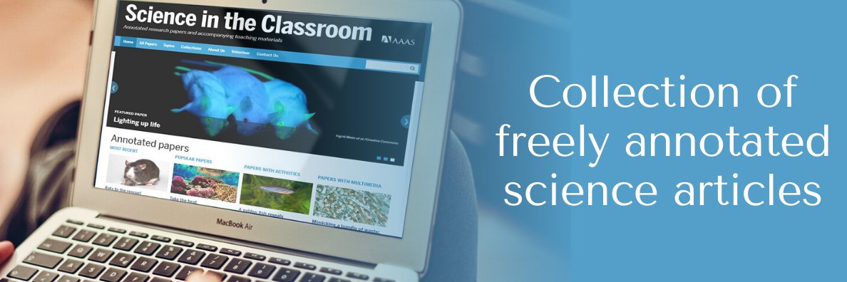 Science in the Classroom banner