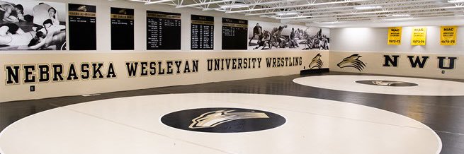 Nebraska Wesleyan Wrestling banner