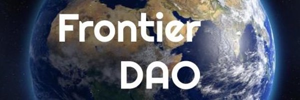 FrontierDAO 🌏🌍🌎🟢 Profile Banner