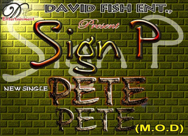 Sign P banner