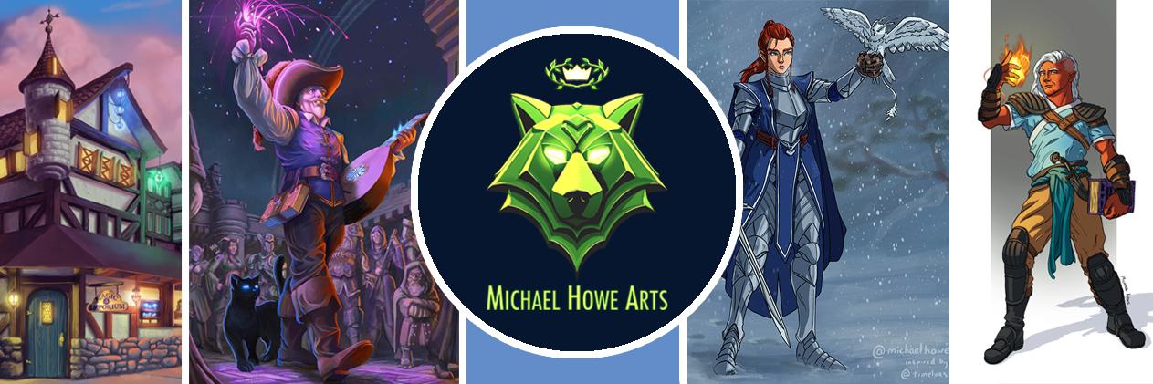 Michael Howe Arts - commissions are open! banner