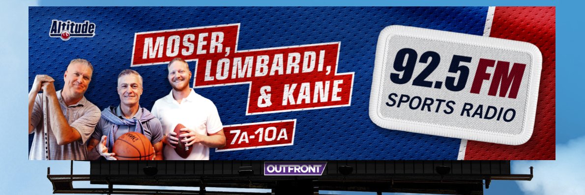 92.5 FM - Denver's Altitude Sports Radio's banner