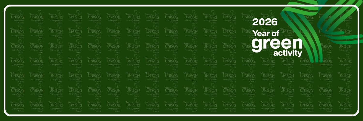 Notts Unison Branch banner