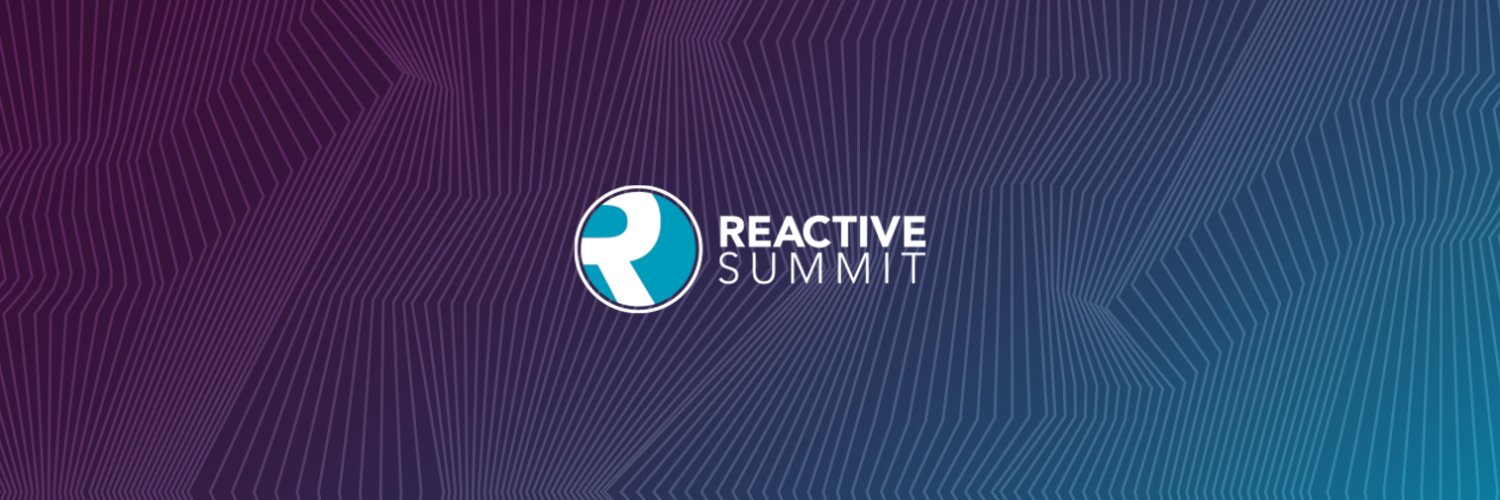 Reactive Summit banner