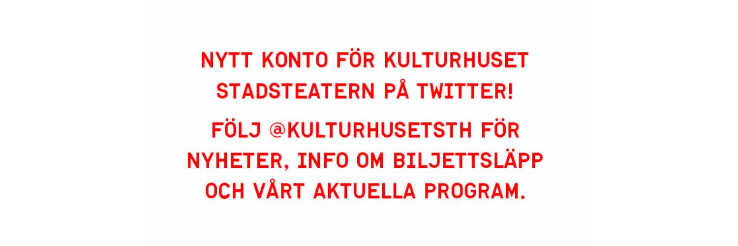 Kulturhuset Stads... banner