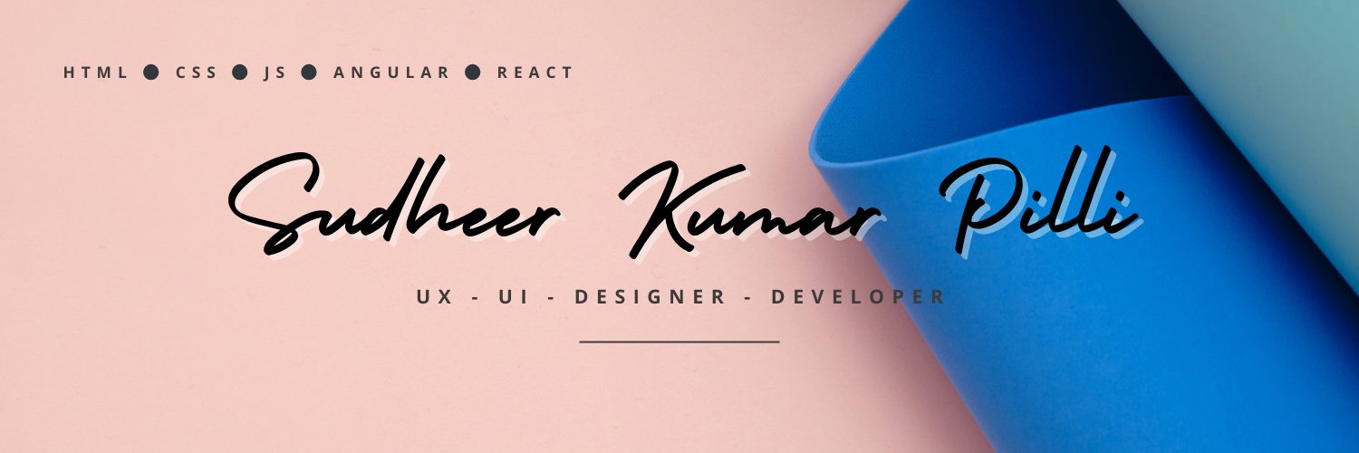 sudheerrkumarp's profile banner image