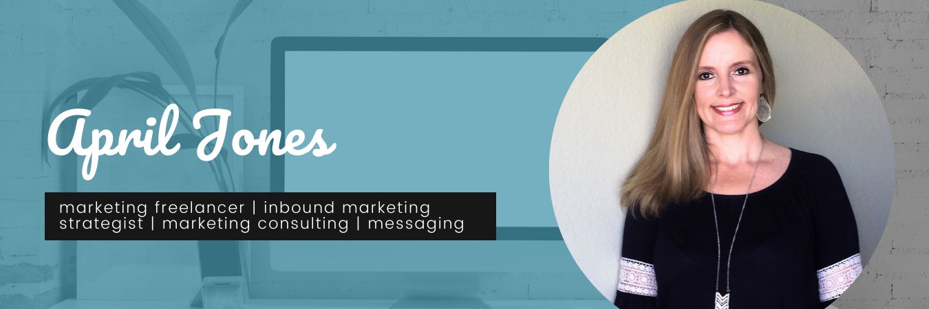 April Jones "aj" | Marketing Freelancer banner