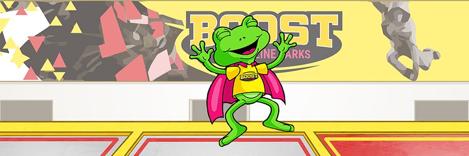 Boost Trampoline banner