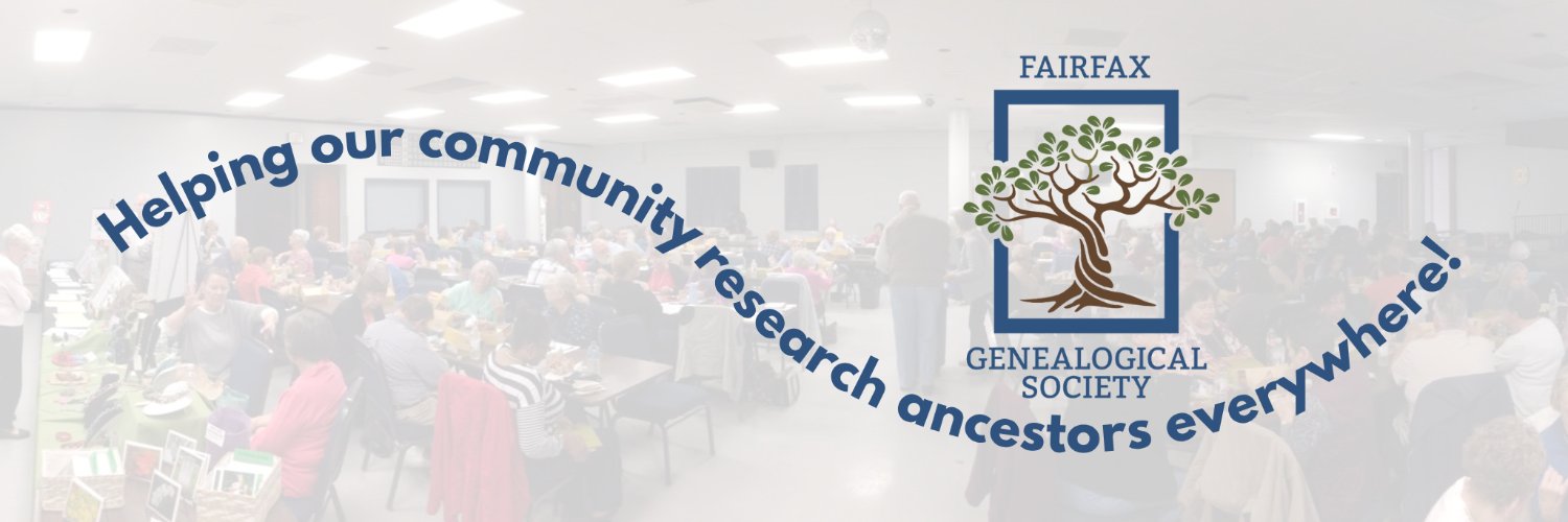 Fairfax Genealogical Society banner