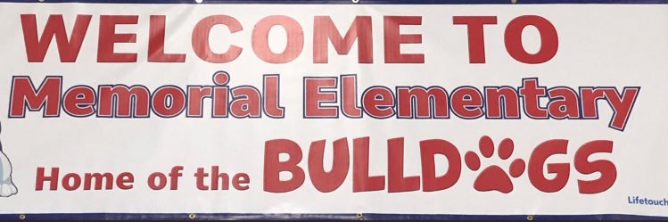 Memorial Elementary banner