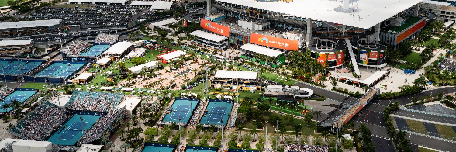 Miami Open's banner