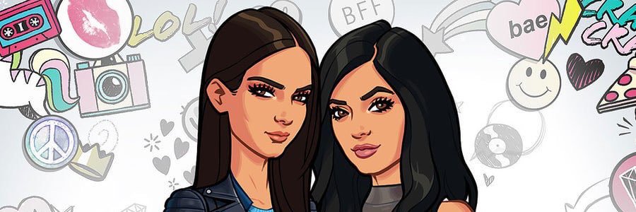 Kendall & Kylie Game banner