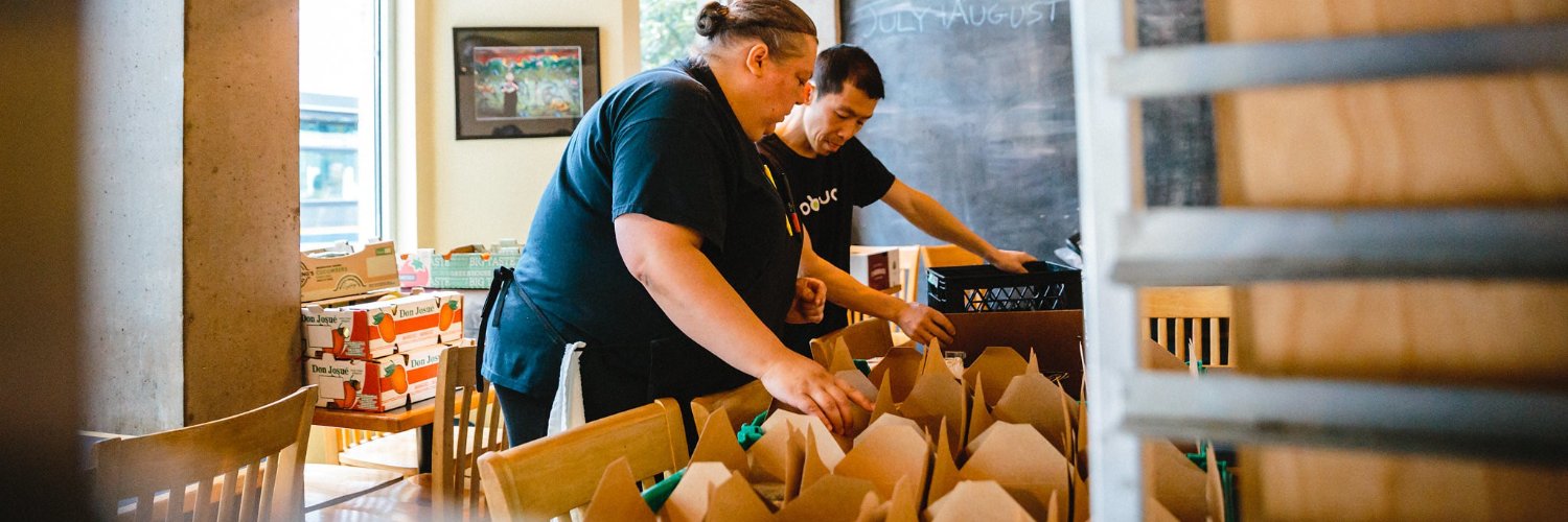 Potluck Café Society banner