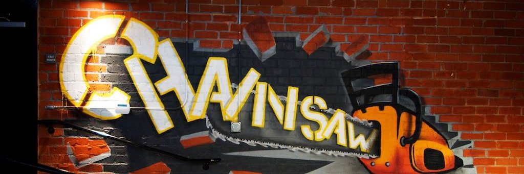 Chainsaw banner