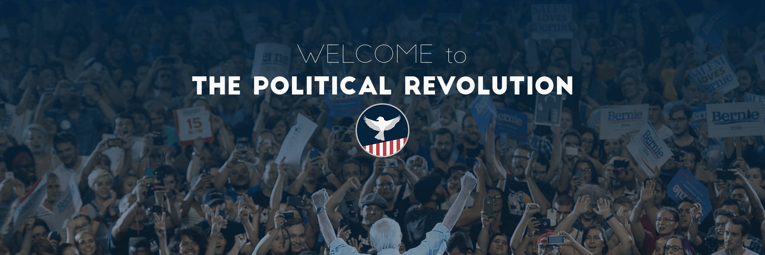 The Political Revolution banner