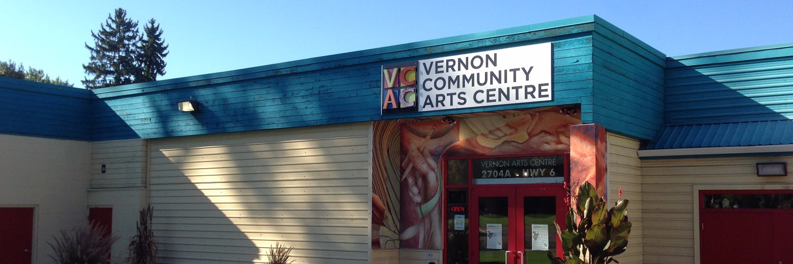 Vernon Arts Centre banner