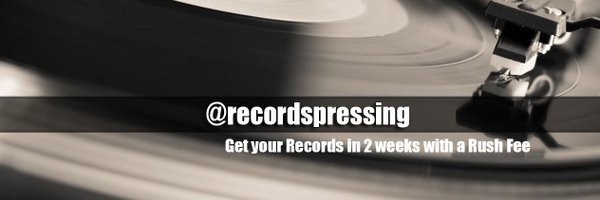 recordspressing Profile Banner