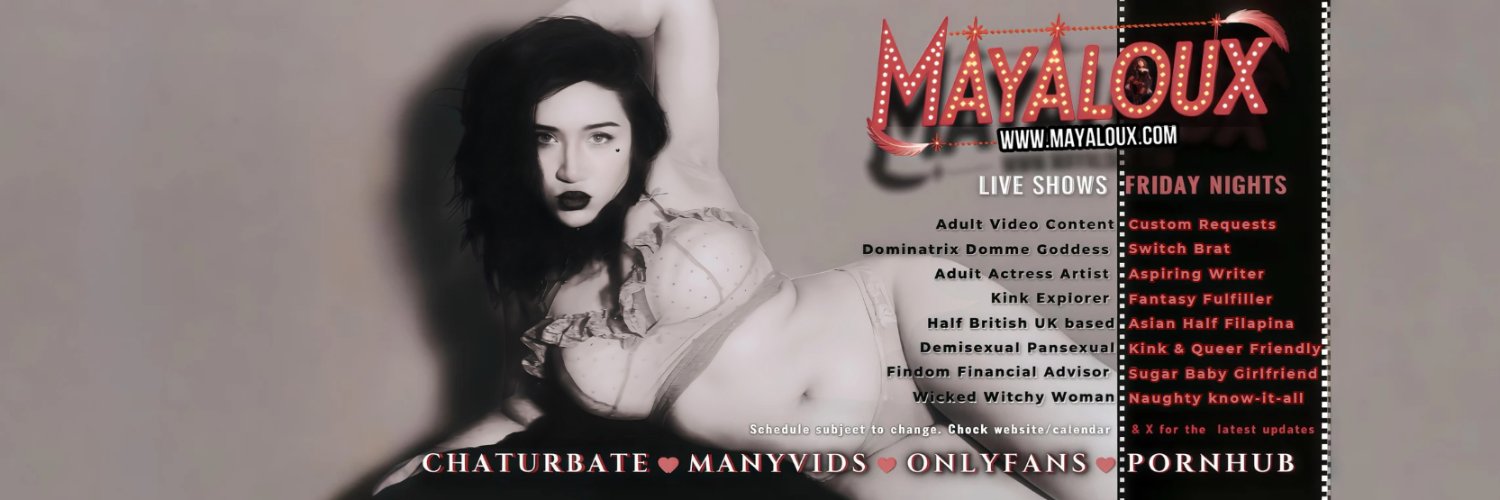🔥⚠️✨Maya Loux ✨. 18+ 🎈🔞⚡️🖤💋👠 banner