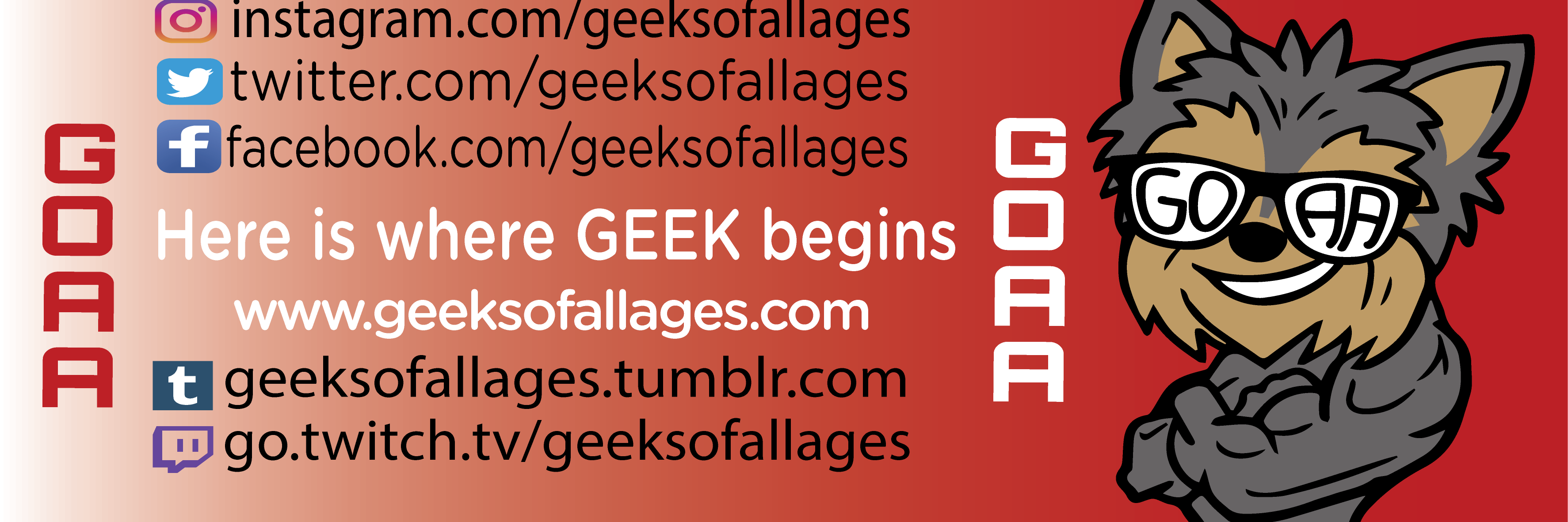 geeksofallages's profile banner image