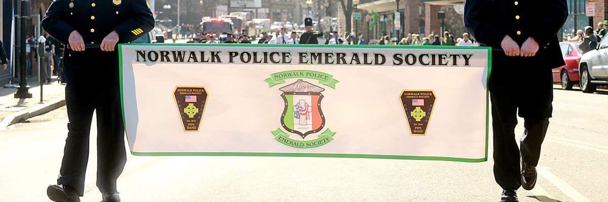 Norwalk Police Emerald Society ☘️ banner