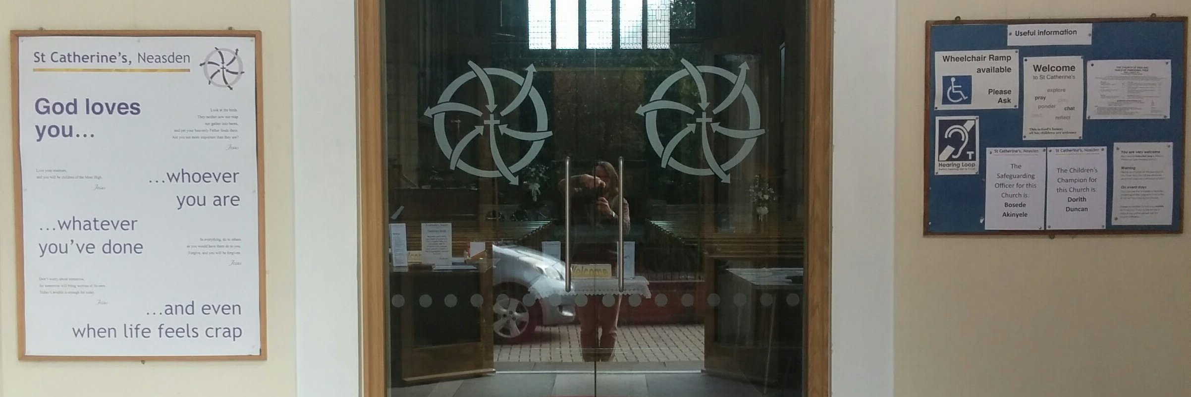 St Catherine Neasden's banner