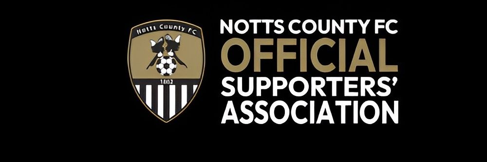 Notts County Official Supporters Association's banner