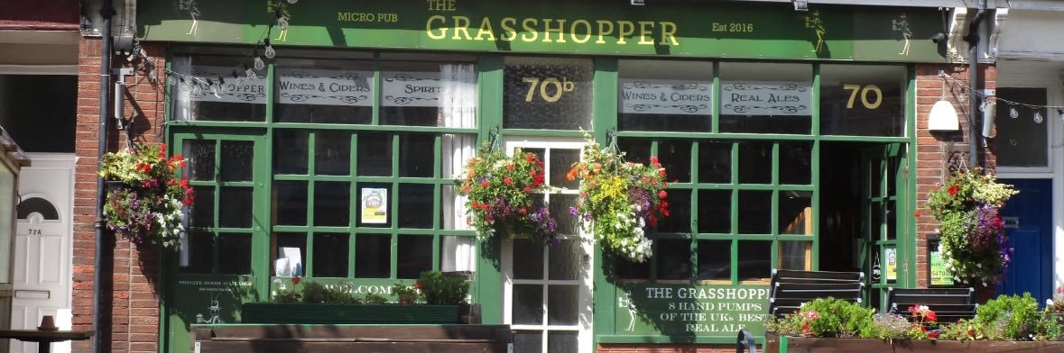 Multiple Award Winning Grasshopper Micropub banner