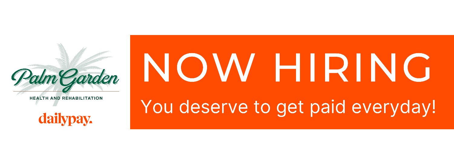 Palm Garden Careers banner