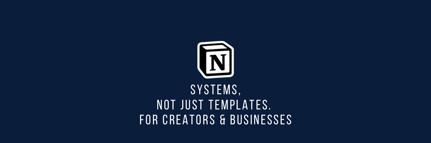 Bryan 👨🏻‍💻 Notion Systems Builder banner