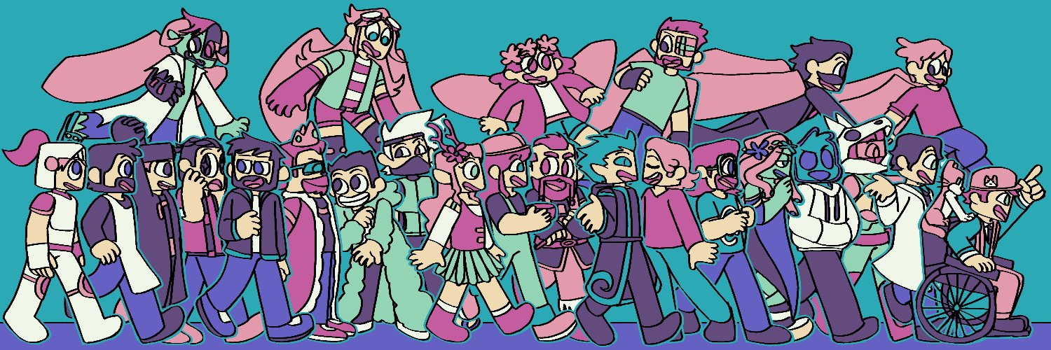 "badly" drawn hermitcraft banner
