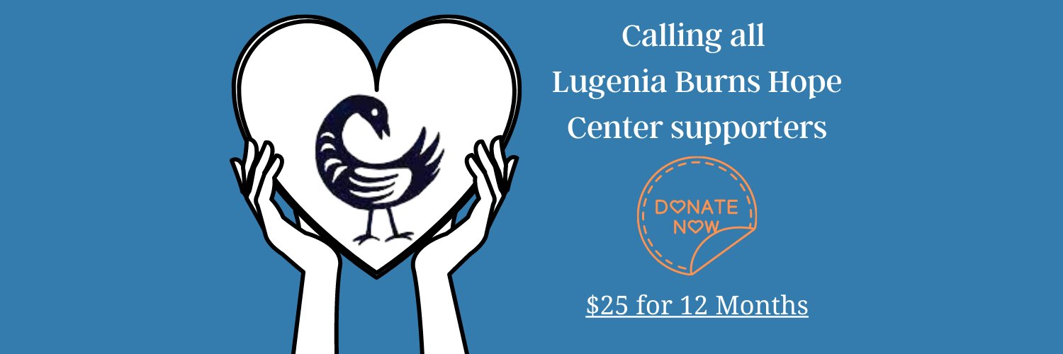 Lugenia Burns Hope Center banner