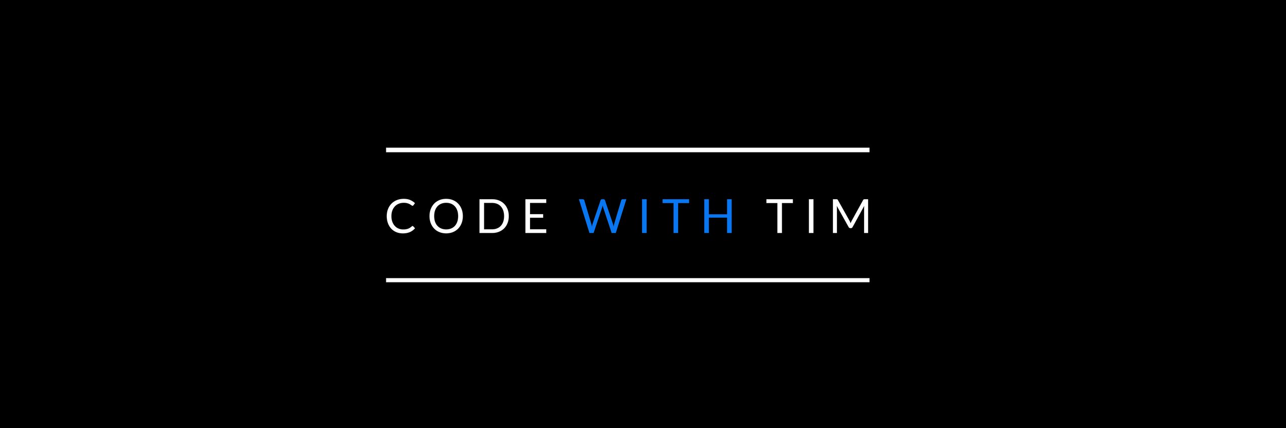 codewithtim's profile banner image