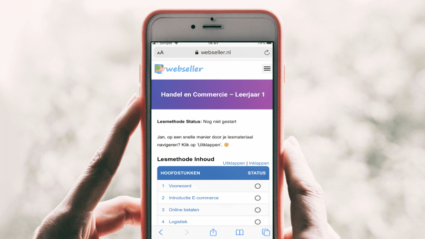 E-commerce voor MBO banner