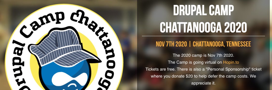 Drupal Chattanooga banner