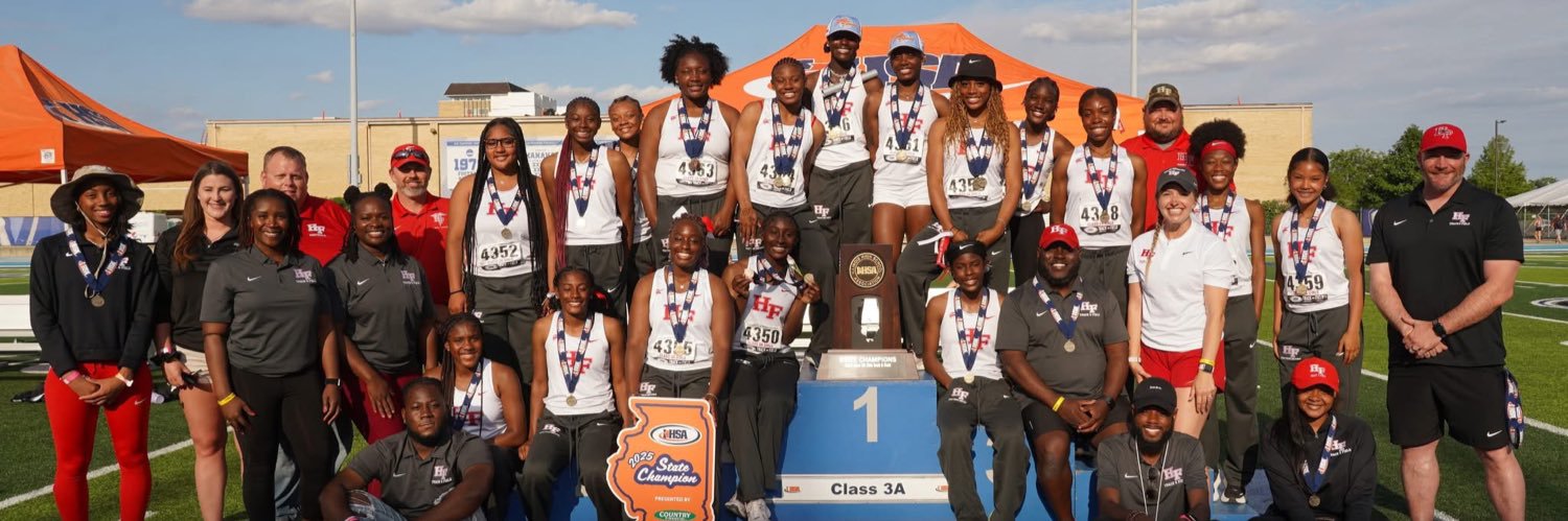 HF Girls Track banner