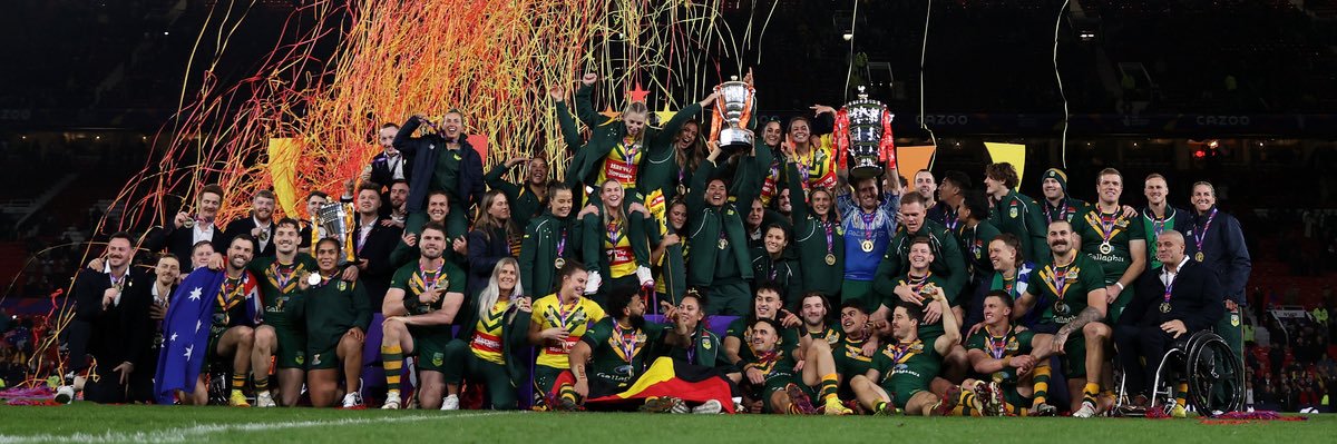 Rugby League World Cup's banner