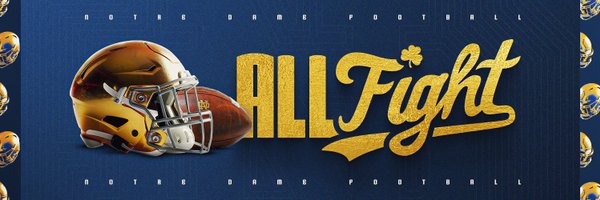 Notre Dame Football Profile Banner