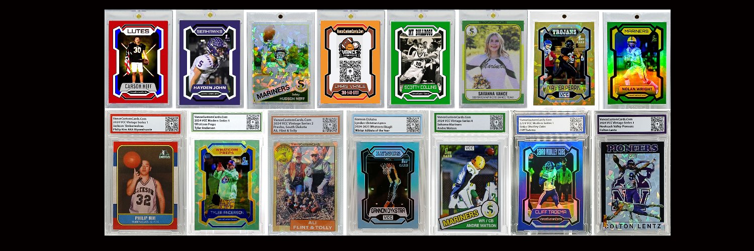 VanceCustomCards.com banner