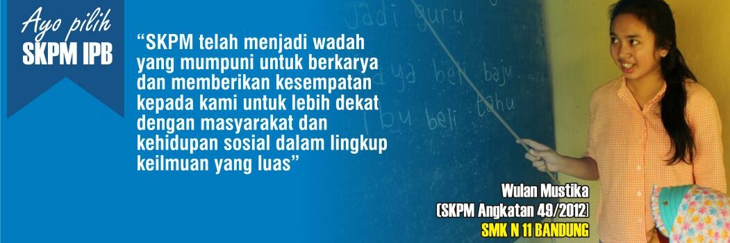 Departemen SKPM IPB banner