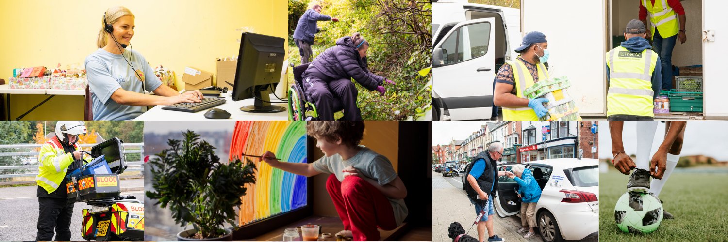 Gwirfoddoli Cymru / Volunteering Wales banner
