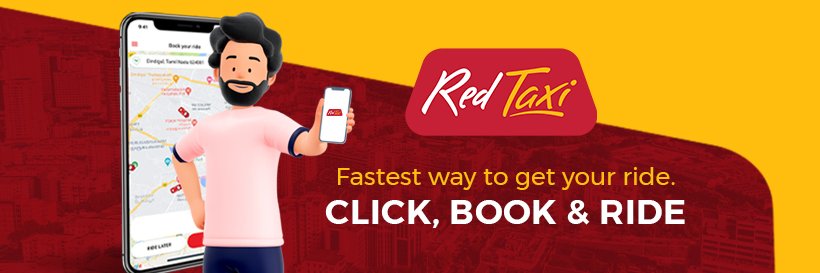 Red Taxi banner
