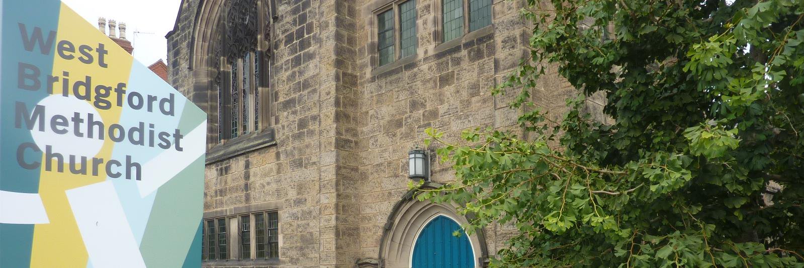 WB Methodist Church banner