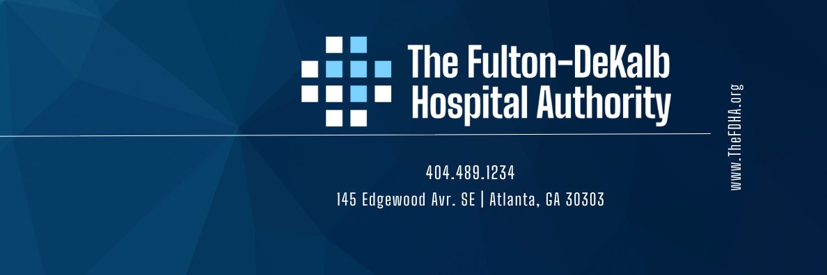 The Fulton-DeKalb Hospital Authority banner