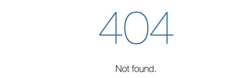 404 Page Not Found banner